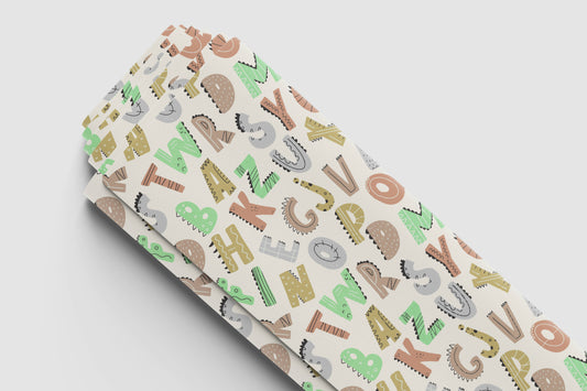 Animal Alphabet Fabric