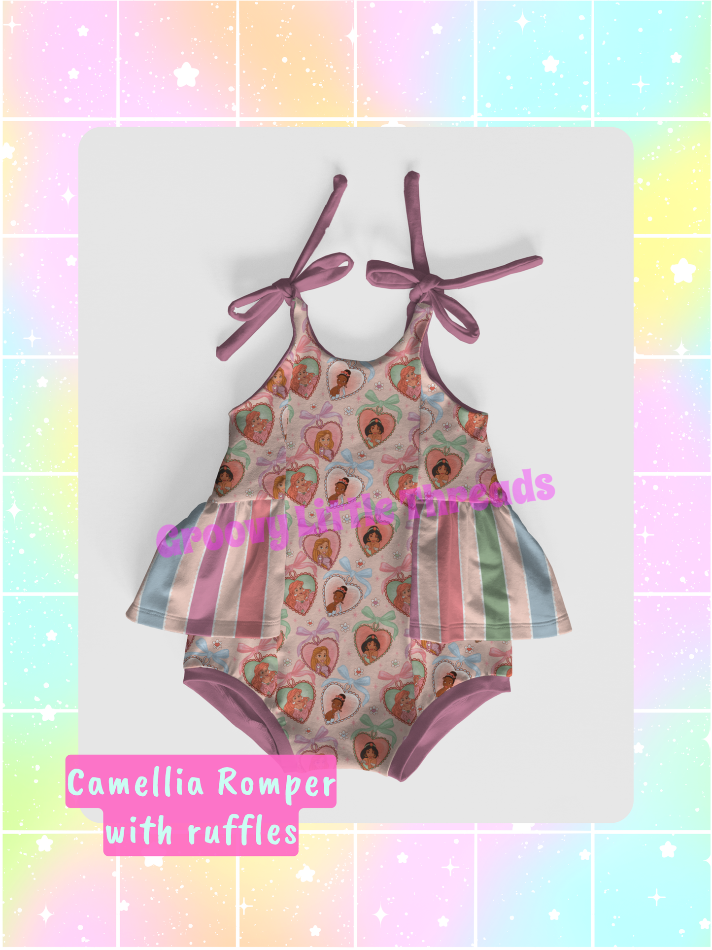 Camellia Romper with Ruffle