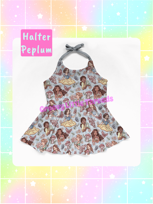 Halter Peplum